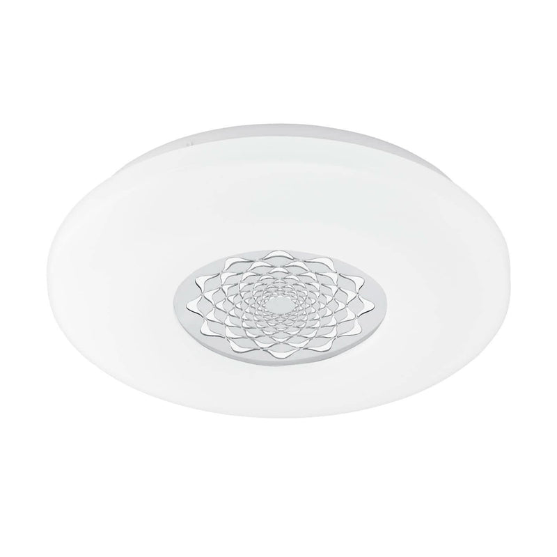 Plafonnier Capasso 1 blanc, Ø 34 cm