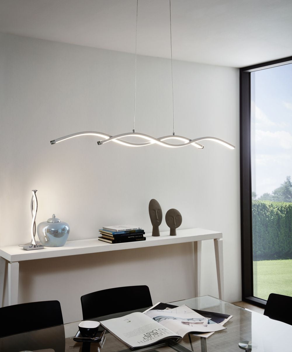 Lampe à poser Lasana 2 aluminium