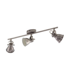 Spot Seras nickel et crème, L 59,5 cm