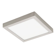 Plafonnier Fueva-C nickel et blanc (96681)