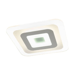 Plafonnier Reducta 1 blanc et transparent