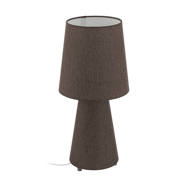 Lampe à poser Carpara 2 lumières marron