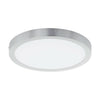 Plafonnier Fueva 1 argenté, Ø 40 cm (97267)