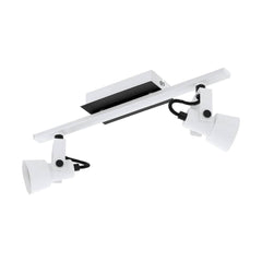 Spot Trillo noir, L 39 cm