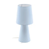 Lampe à poser Carpara 2 lumières bleu