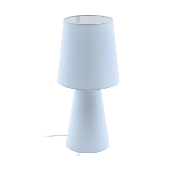 Lampe à poser Carpara 2 lumières bleu
