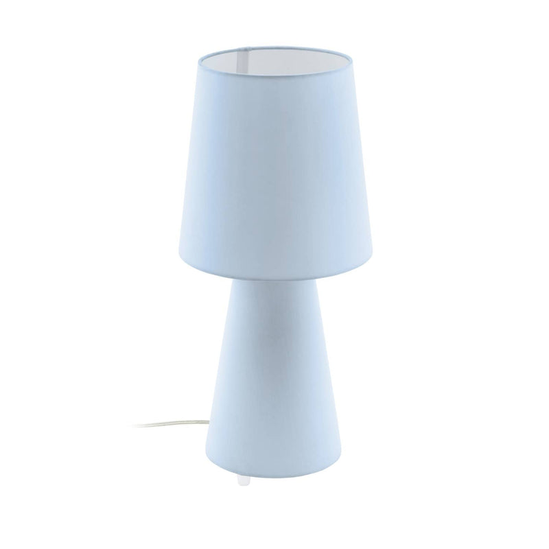 Lampe à poser Carpara 2 lumières bleu