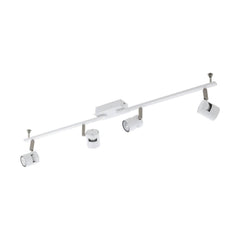 Spot Vergiano nickel satiné, L 98 cm