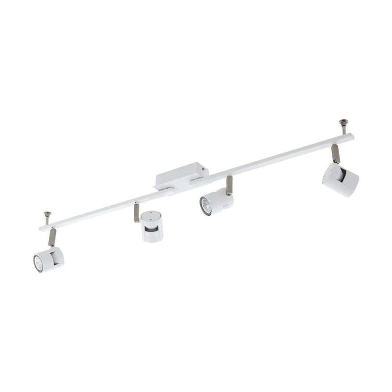 Spot Vergiano nickel satiné, L 98 cm