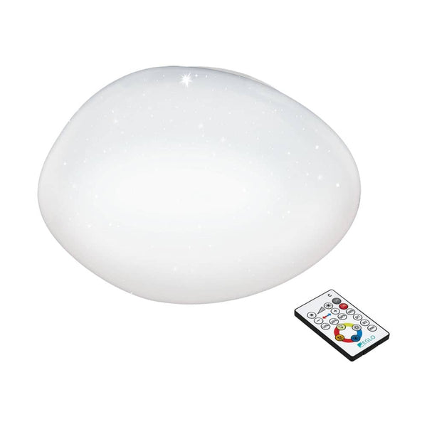 Plafonnier Sileras blanc, Ø 45 cm