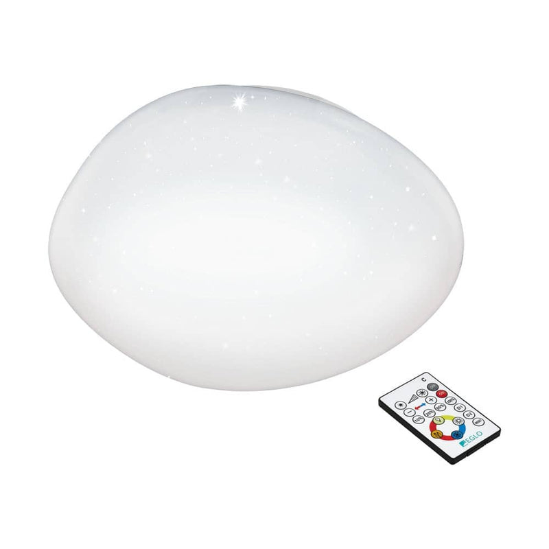 Plafonnier Sileras blanc, Ø 45 cm