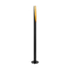 Lampadaire Barbotto noir et doré