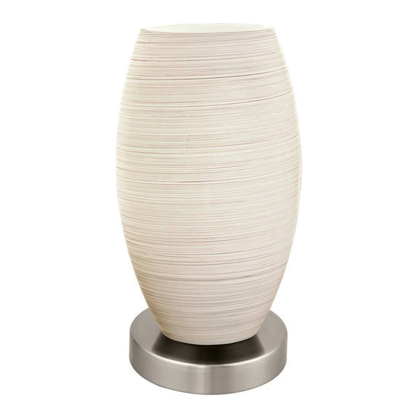 Lampe à poser Batista 3 nickel satiné