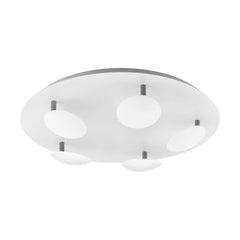 Plafonnier Certino nickel satiné, Ø 50 cm