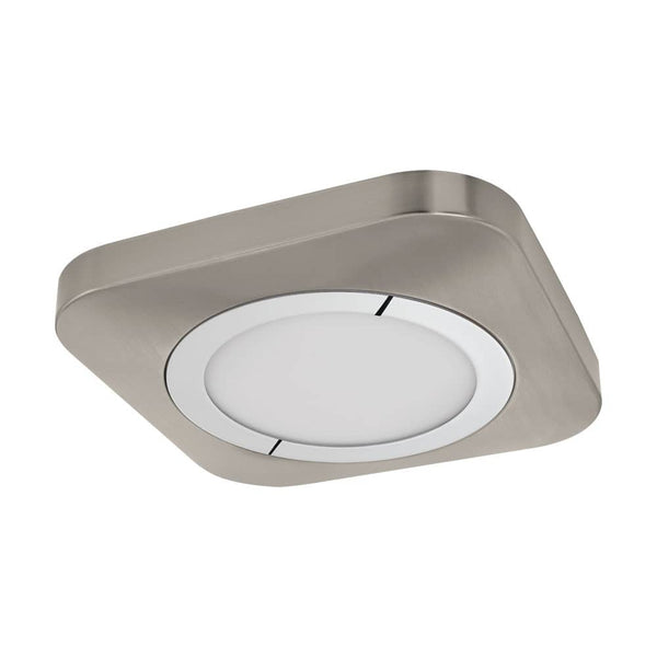 Plafonnier Puyo nickel satiné