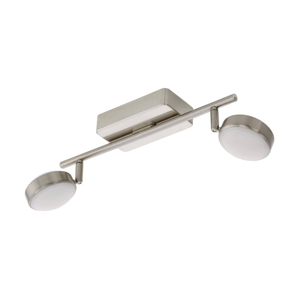 Spot Corropoli-c nickel satiné, L 36,5 cm