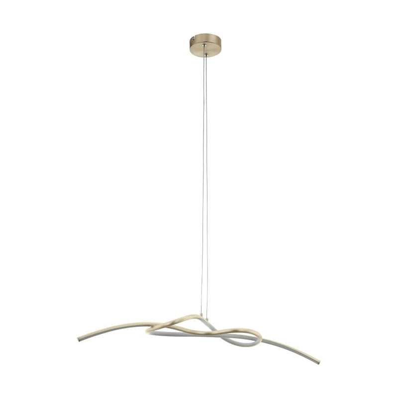 Suspension Novafeltria nickel satiné