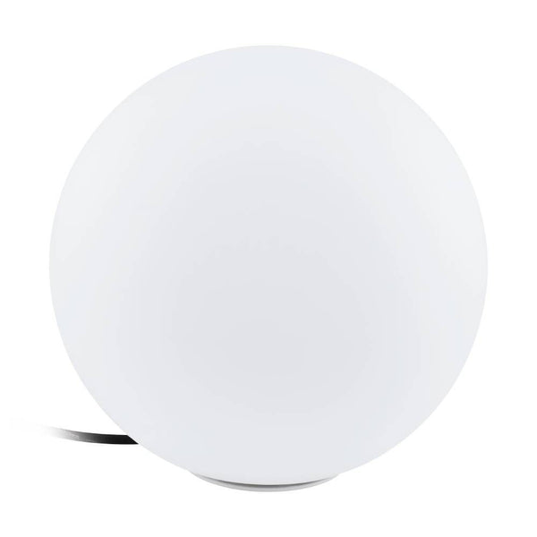 Lampadaire extérieur Monterolo blanc, Ø 30 cm
