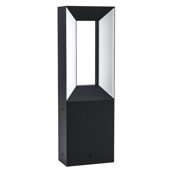 Lampadaire extérieur Riforano noir et blanc (98727)