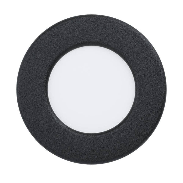 Spot encastrable Fueva 5 noir et blanc, Ø 8,6 cm (99213)