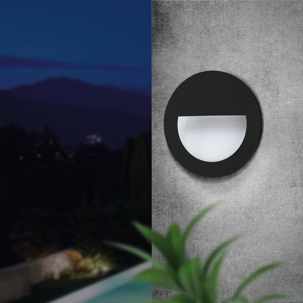 Luminaire extérieur Aracena blanc et noir (99576)