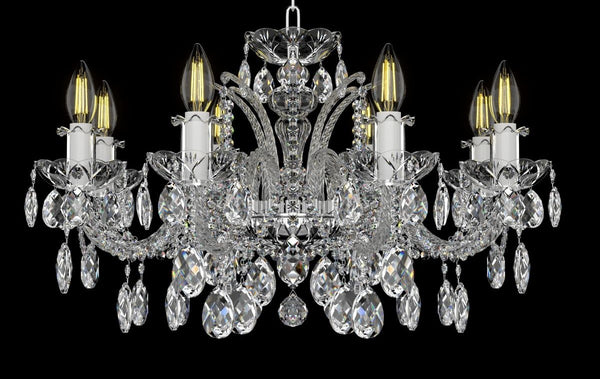 Lustre en cristal de Boheme
