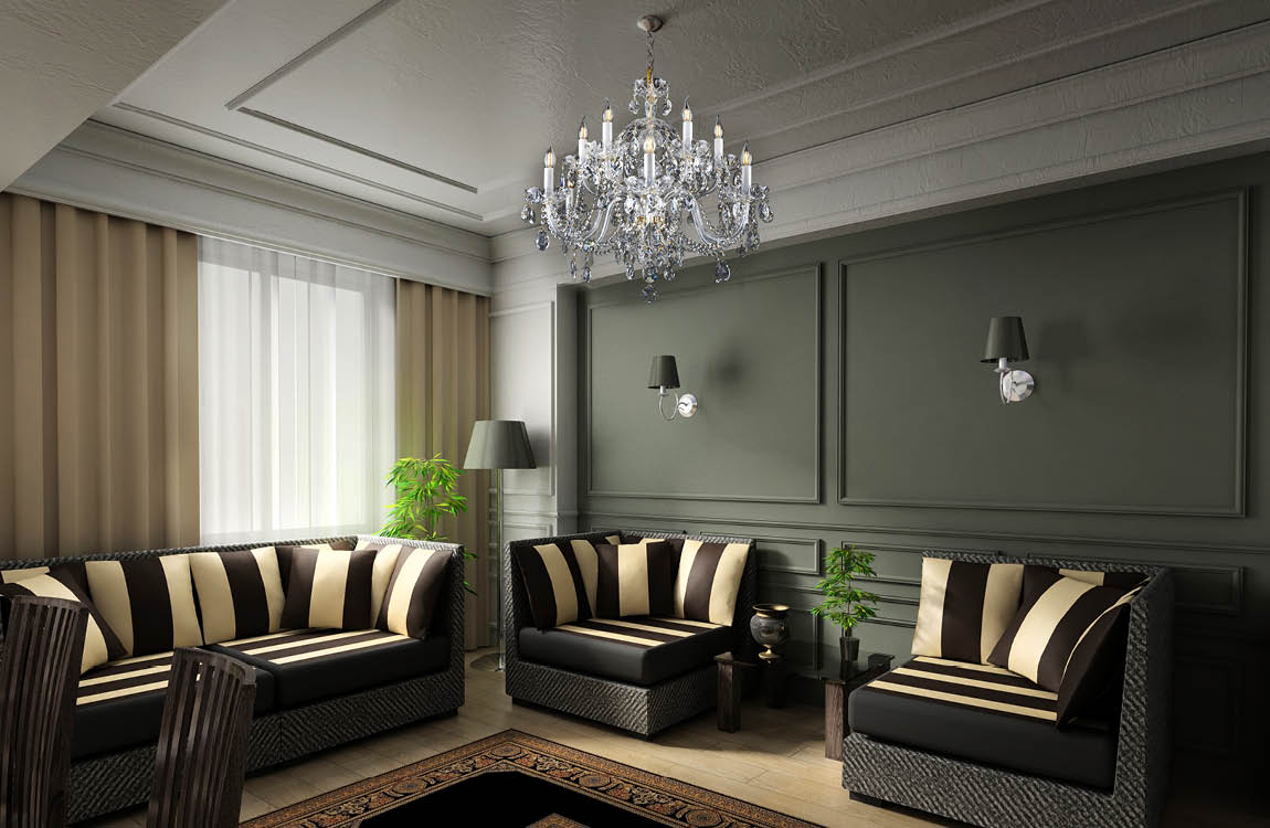 Lustre en cristal de Boheme 601PB