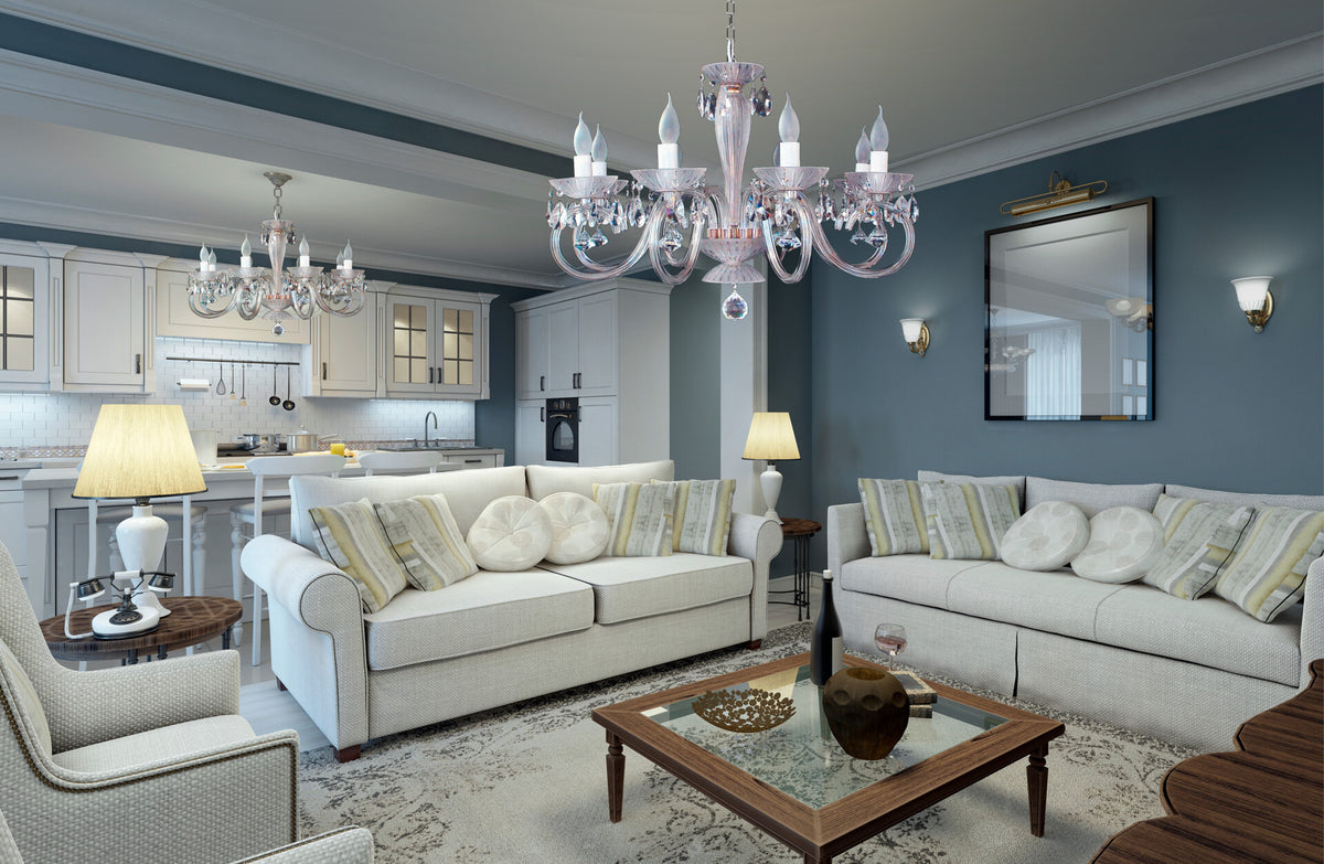Lustre en verre transparent EL2238022