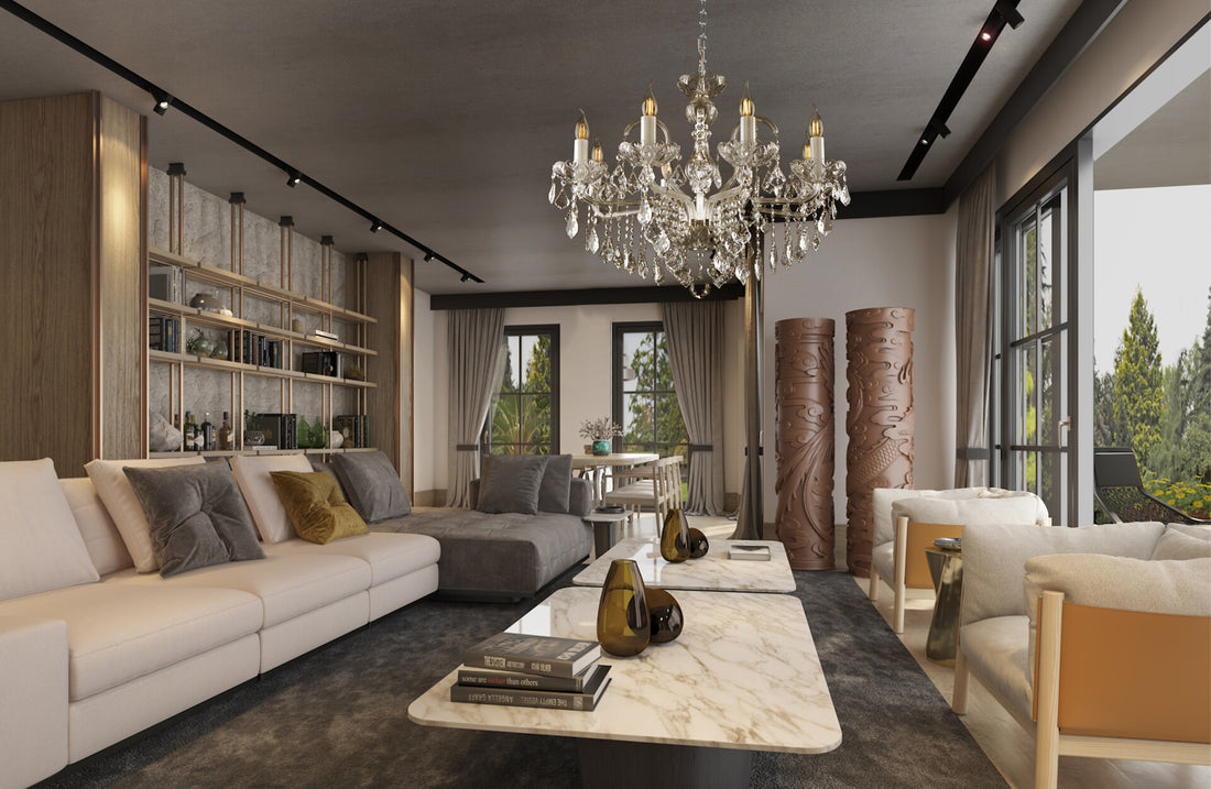 Lustre en cristal EL226804-1PB