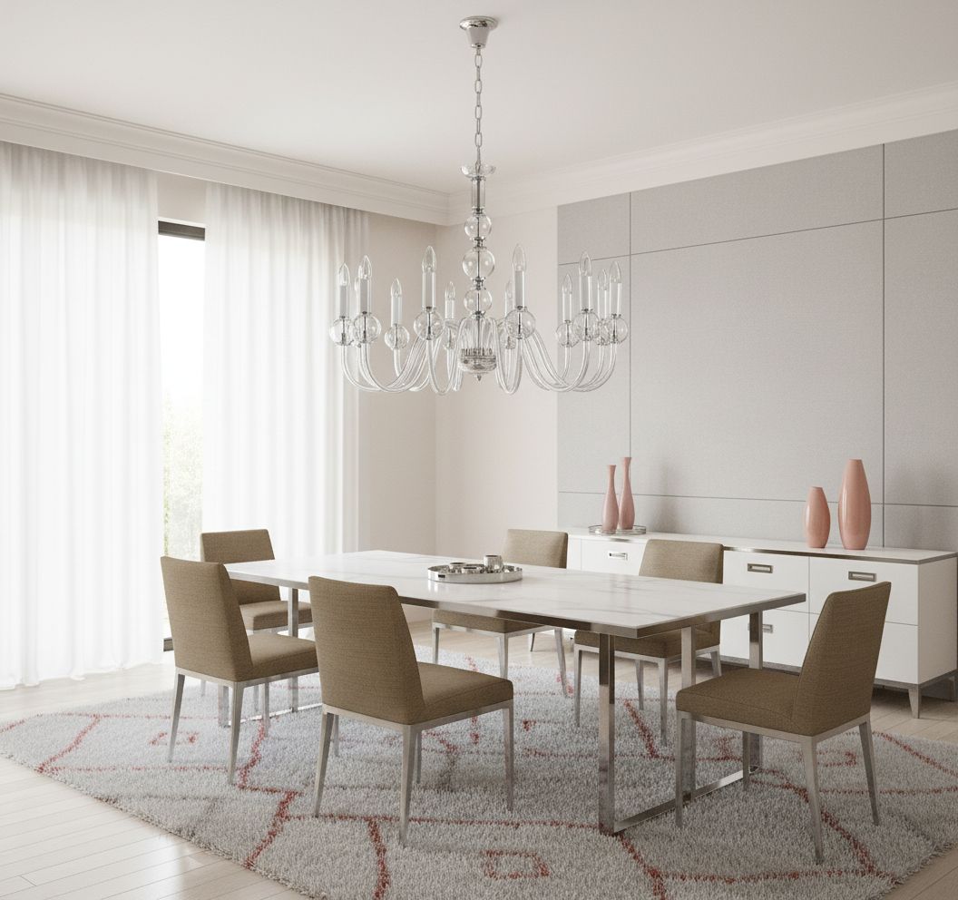 Lustre en verre transparent EL4301200