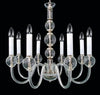 Lustre en verre transparent EL430800