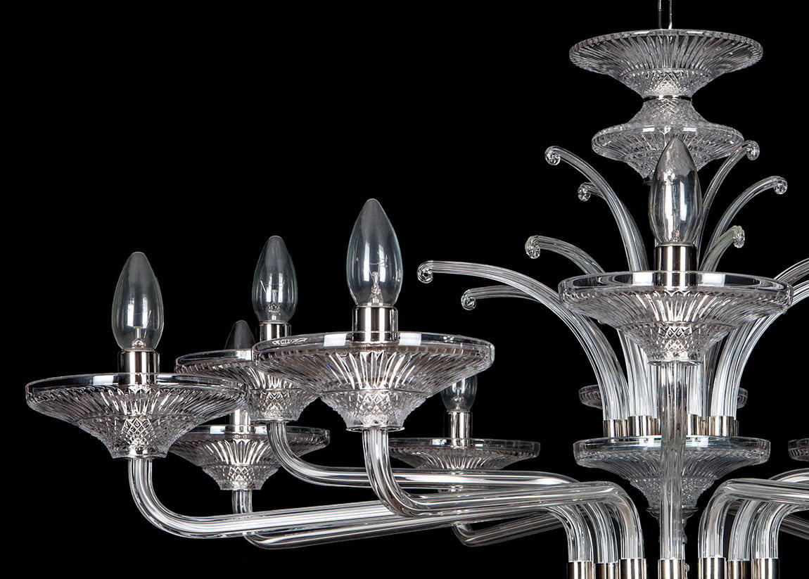 Lustre en verre transparent EL4338400