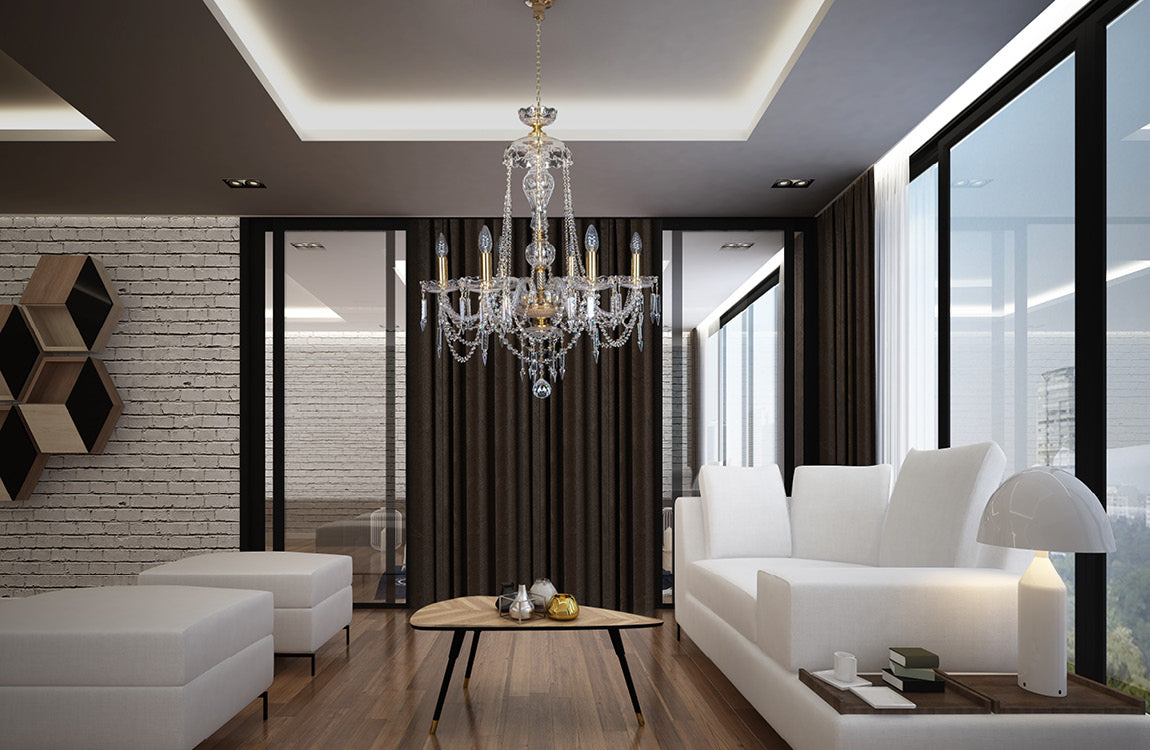 Lustre en cristal taille EL673619