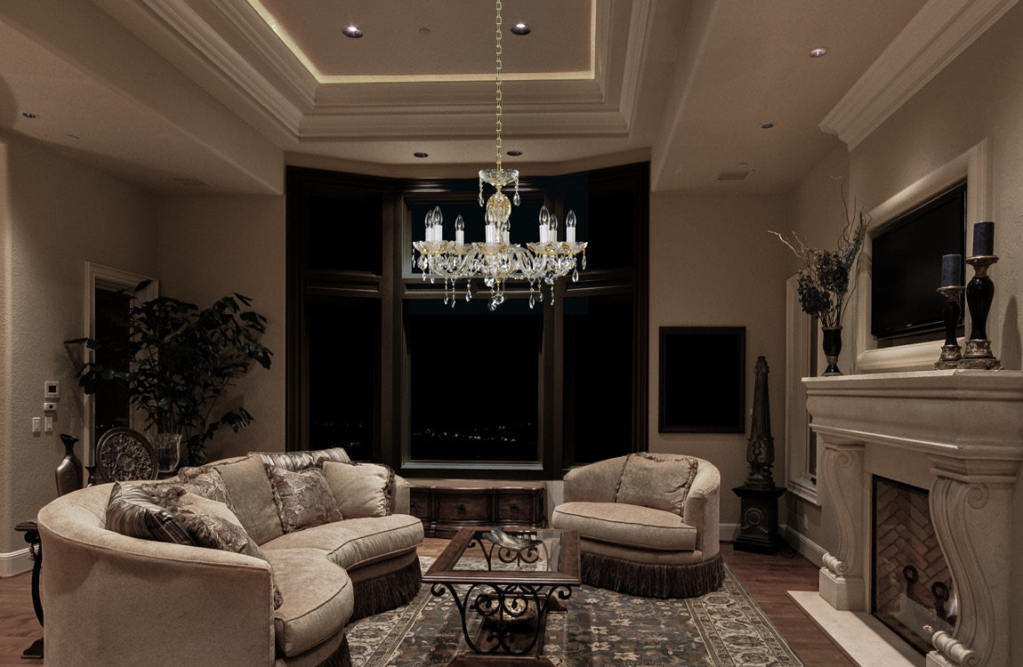 Lustre en cristal taille EL686802