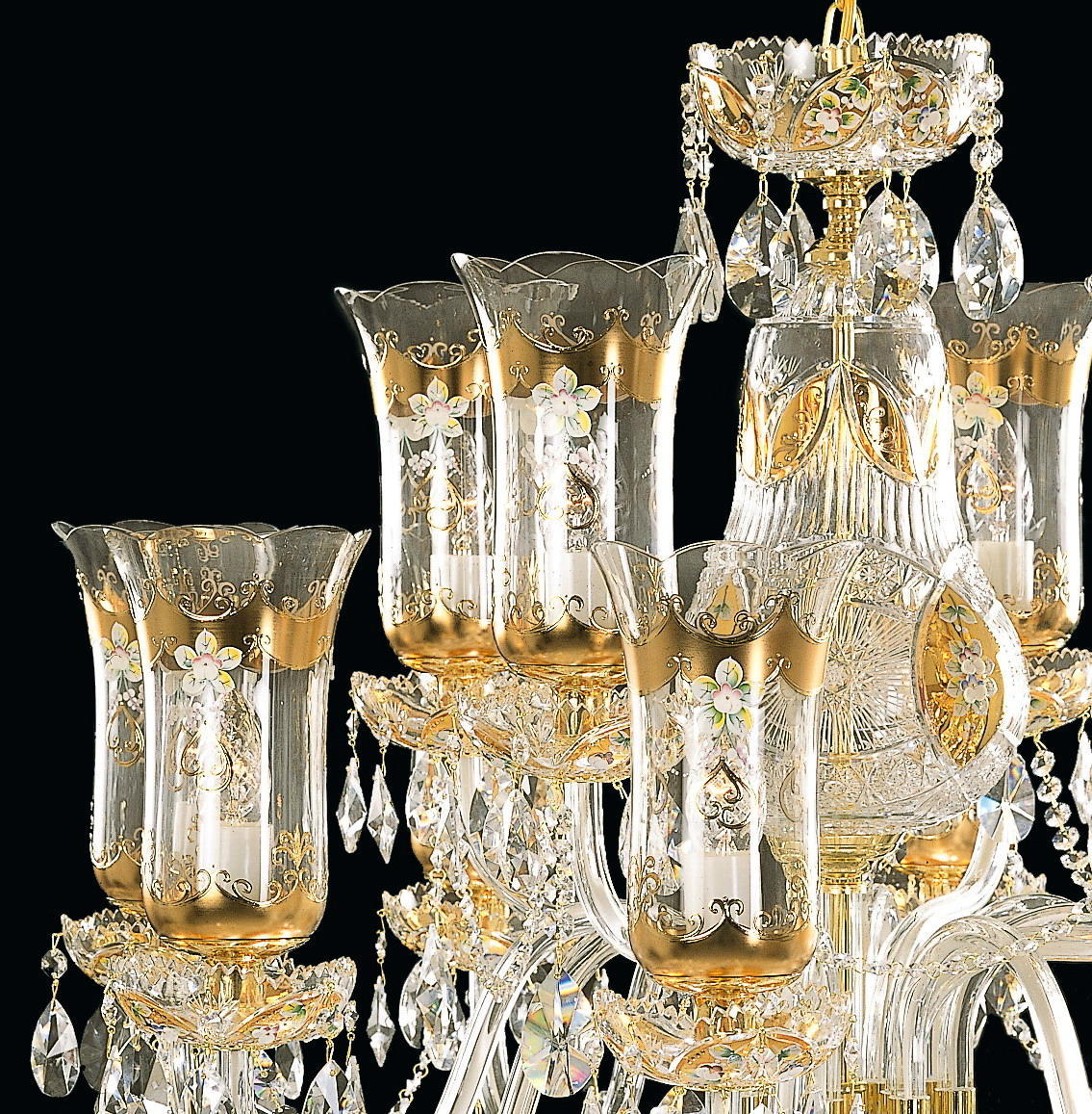 Lustre en cristal de luxe