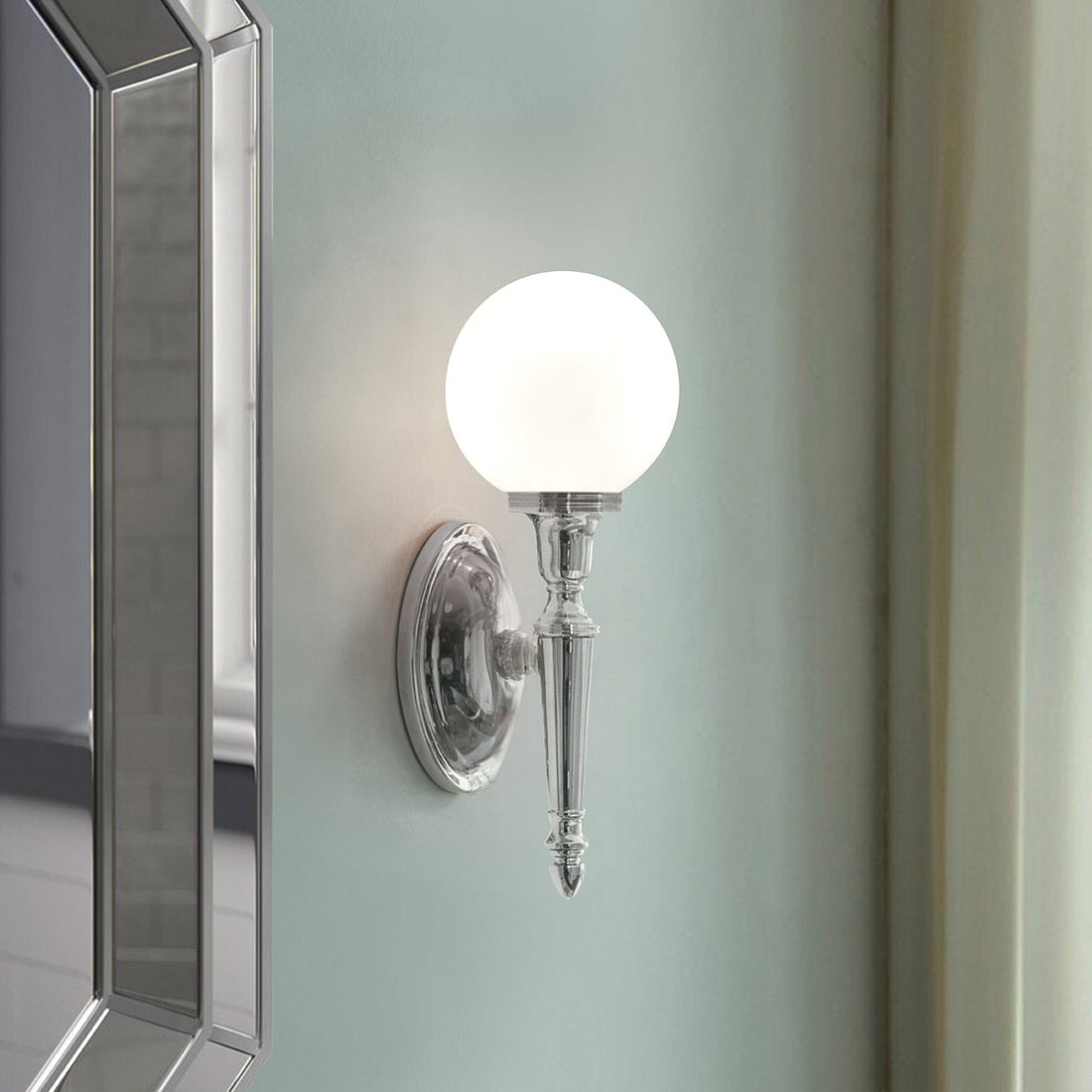 Luminaire extérieur | Dryden Chromée H 35 cm