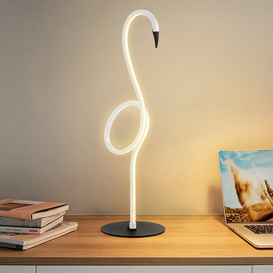 Lampe à poser Flamingo blanche