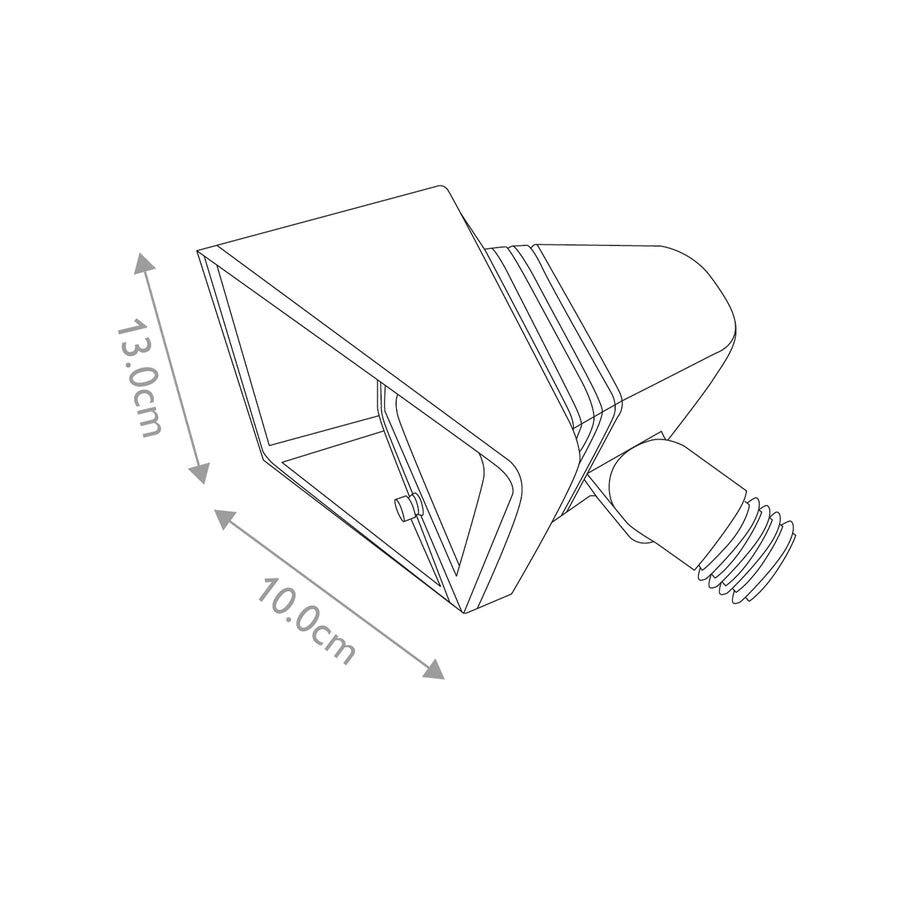 Lampadaire extérieur Grünspan vert