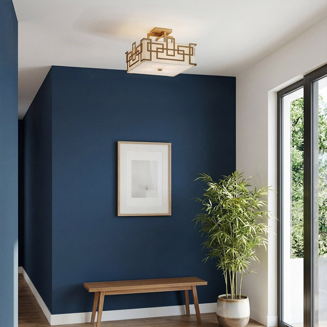 Luminaire plafonnier | Lanza Bronze