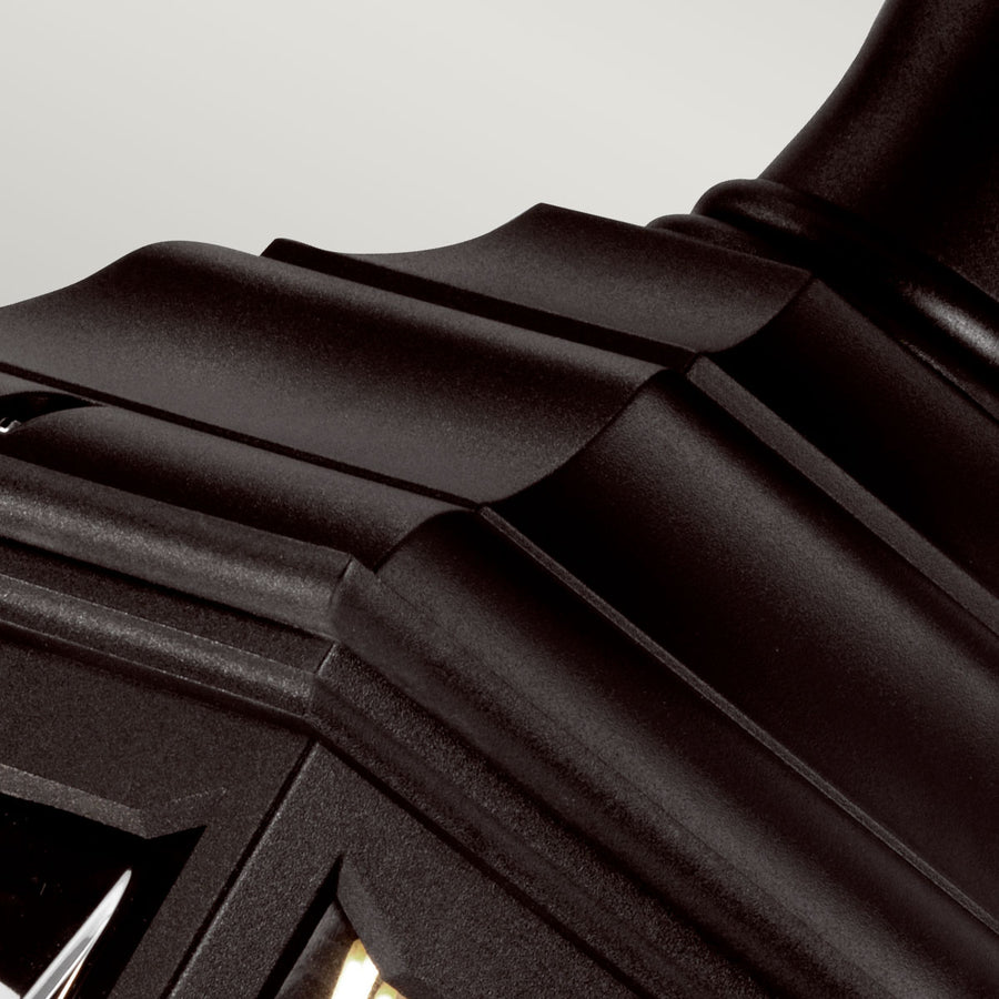 Lampadaire extérieur Kerry noir, H 44 cm