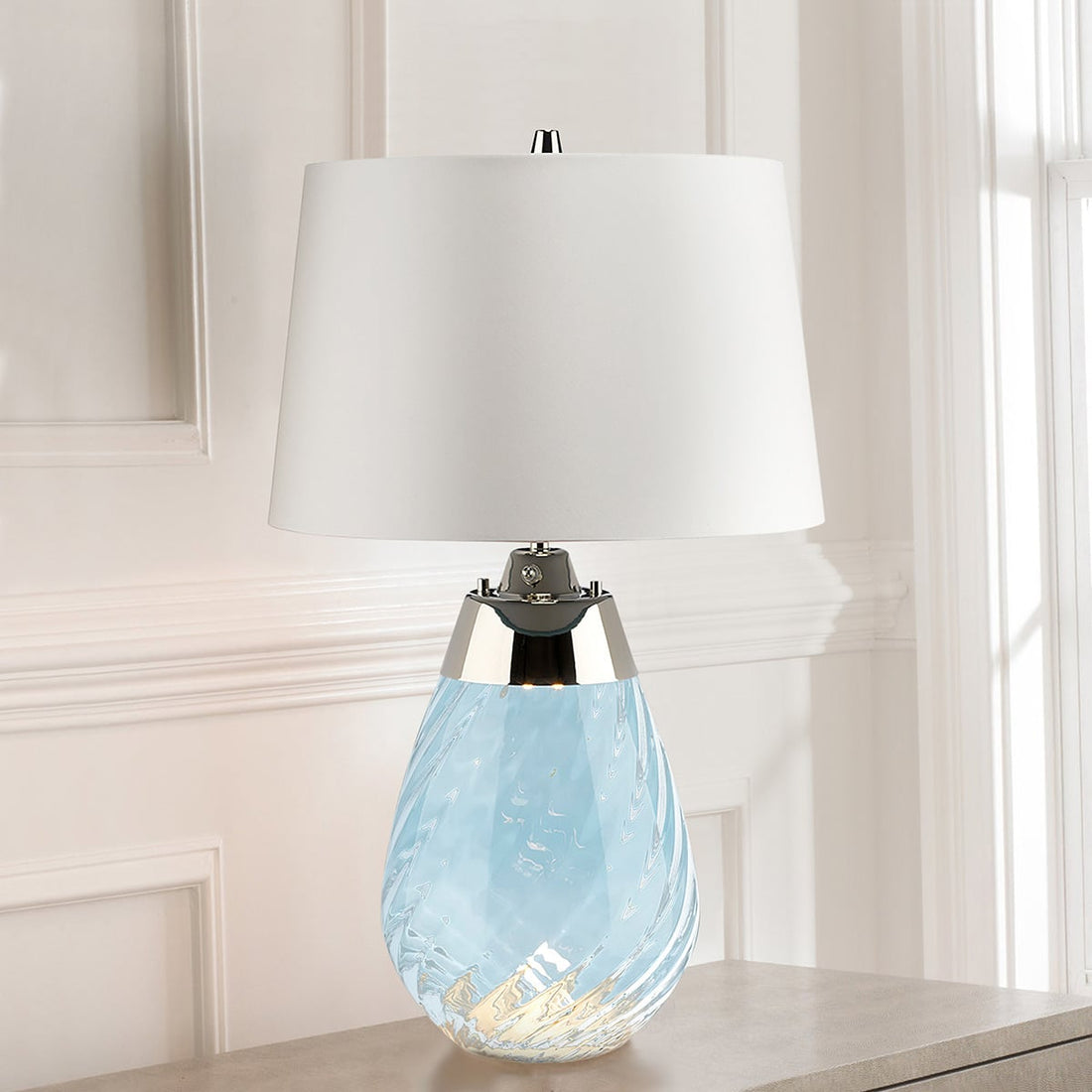 Lampe de chevet | Lena Bleu H 60,5 cm