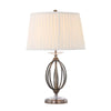 Lampe à poser Aegean laiton vieilli et crème