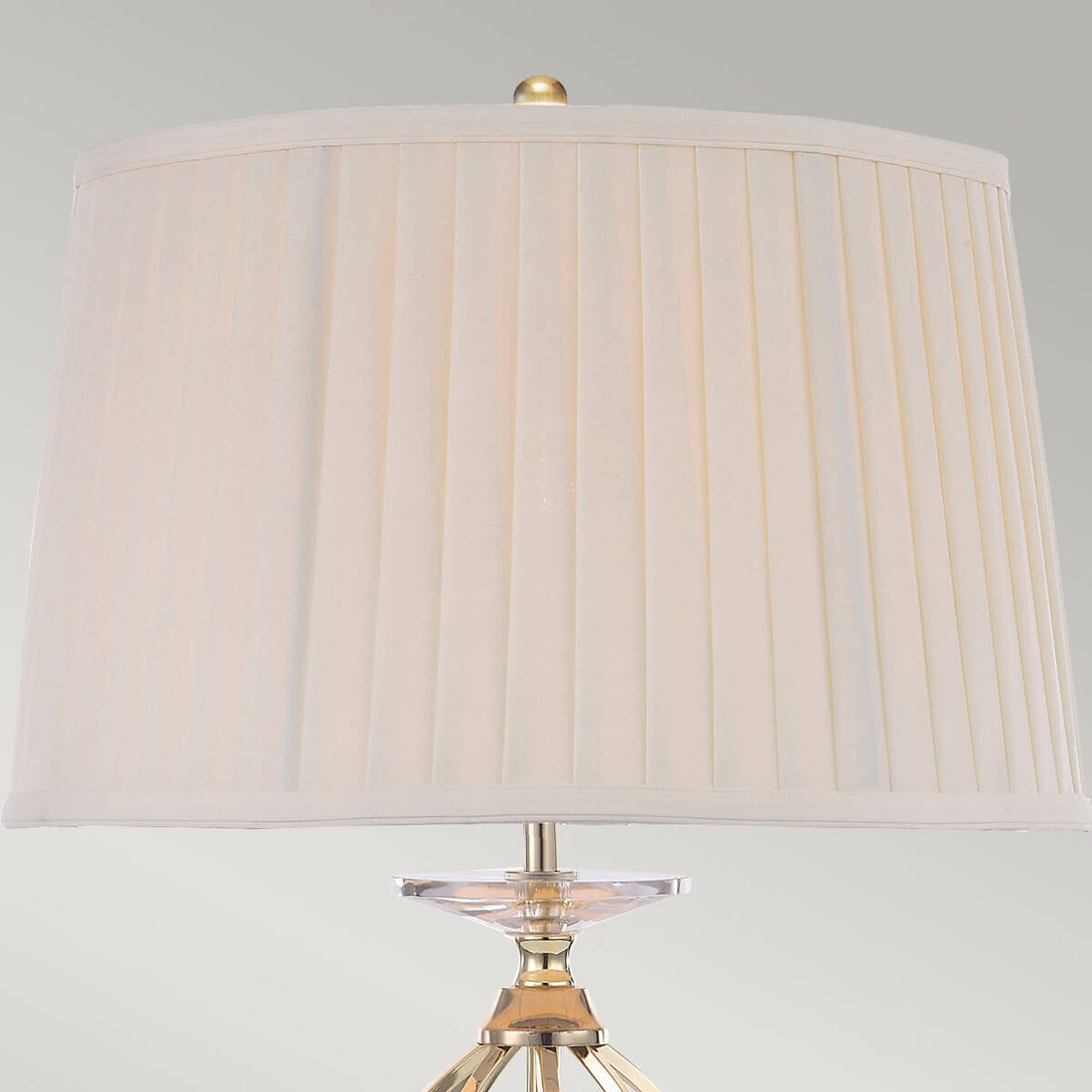 Lampe à poser Aegean laiton poli et crème
