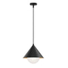 Suspension Remyck noire mat, lin