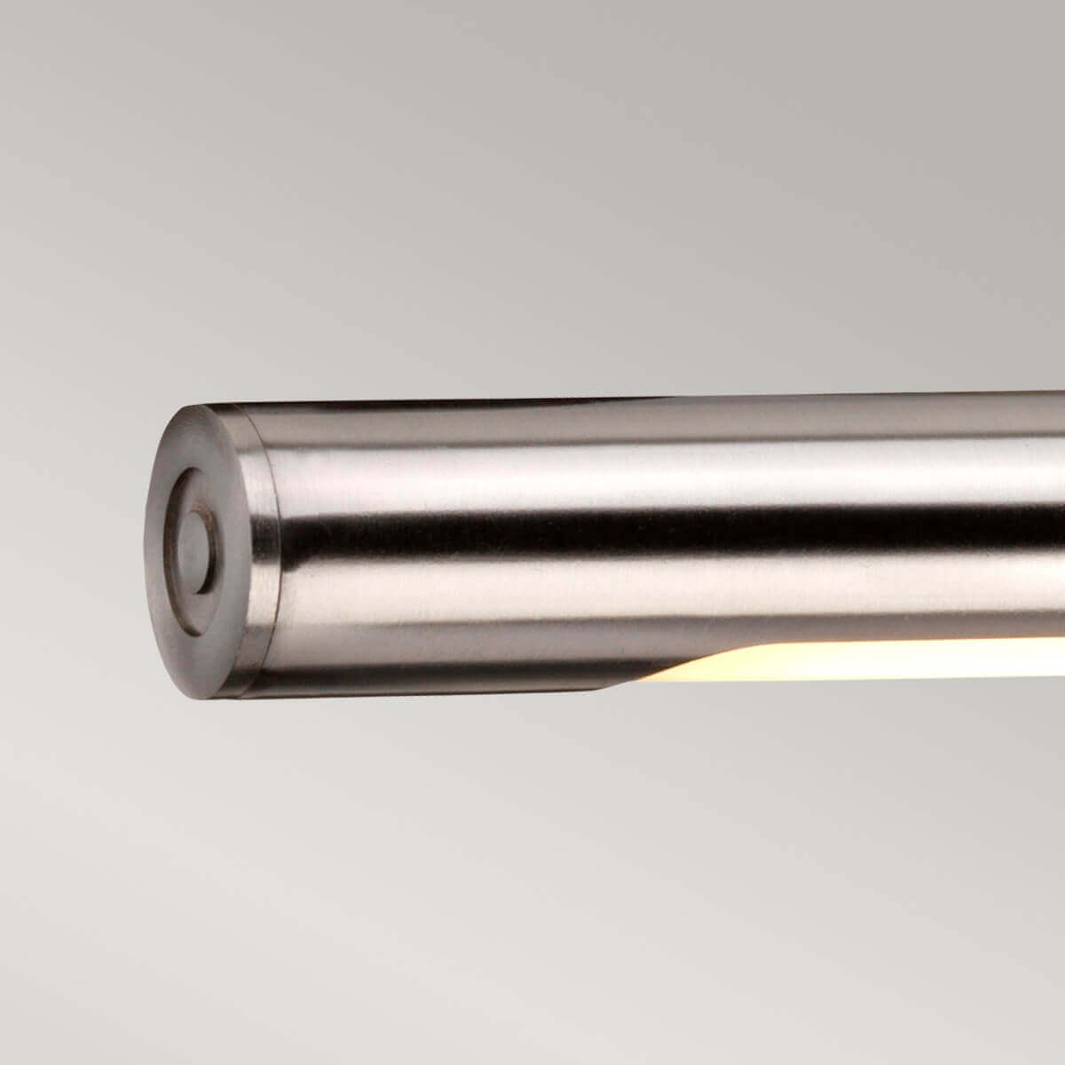 Applique murale Alton nickel satiné, L 67,4 cm