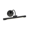 Applique murale Alton noire, L 38,8 cm