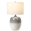 Lampe à poser Chalk Farm grise clair et blanche, céramique