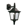 Applique extérieure Chapel noire, verre, H 38 cm (CPM2-BLACK)