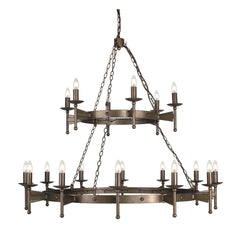 Lustre Cromwell 18 lumières bronze