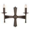 Applique murale Cromwell 2 lumières bronze